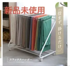 メル便】スラックスハンガー｜2個セット｜20本掛け｜ロータイプ