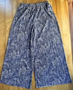 レディースプリーツワイドパンツ