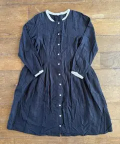 レディース　黒の長袖ワンピース M～Lサイズ　チュニック