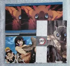 鬼滅の刃 ufotable cafe 嘴平 伊之助 クリアファイル 4点セット