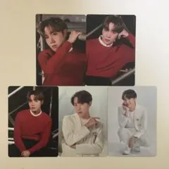 bts ミニフォト　トレカ 　one tour  mos ホソク　①②④⑤