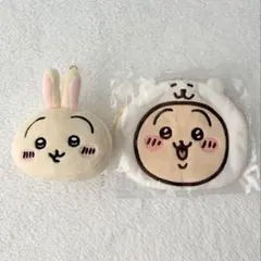 ナガノ　ちいかわ　おかおポーチ　もちもちフェイスマスコット　うさぎ