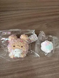 今期新作未使用！SAKURAスクイーズ動物シャリ&ミニミニ肉球セット10