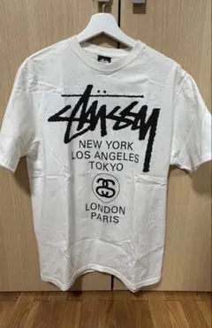 ❗️期間限定SALE❗️ステューシー WORLD TOUR TEE ホワイトS - メルカリ