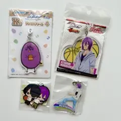 黒子のバスケ　グッズ　アクリルキーホルダー　アクリルチャーム　4点セット　紫原敦