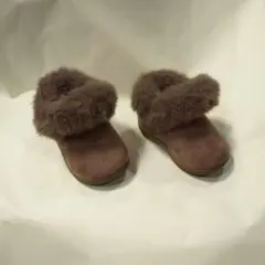 ブラウンファーブーツ ベビーブーツ キッズブーツ