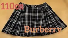 Burberry London チェック柄 プリーツスカート　110㎝のサムネイル