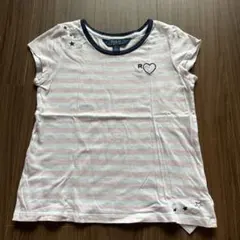 Polo Ralph Lauren ストライプ Tシャツ ピンク　6T