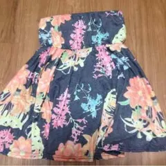 LIP SERVICE 花柄チューブトップ