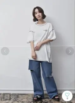 グラフィックBIGTee RETRO GIRL 半袖 Tシャツのサムネイル