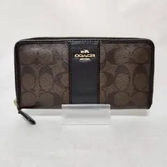 【COACH 】長財布 ブラウン ブラック お手頃