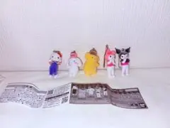 サンリオ　ミニチュアチャーム　ライブキャラクター　全5種コンプリート　ガチャ