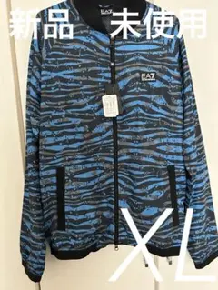 EA7 ストライプナイロンジャケット　XL