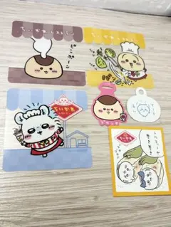 【ちいかわ・限定】ちいかわレストランコースターセット+‪カード類【未使用品】