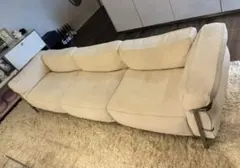 cassina クリーム色ファブリックソファ LC3 イタリア製