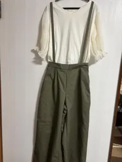 Honeys サロペット カーキのサムネイル