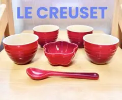 LE CREUSET ミニフラワーボウル　湯呑みカップ スプーンのサムネイル