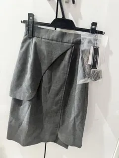 新品！EATME ラップミニスカート グレー Sのサムネイル