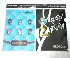 【未開封品】GEORGIA うる星やつら A4クリアファイル 2枚セットのサムネイル