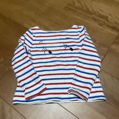4ans/104cm プチバトー マリニエール ロンT シミあり ボーダー