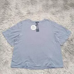 新品タグ付 ジュンコシマダ 接触冷感 チェックブラウス 2XL 大きいサイズ3Lのサムネイル