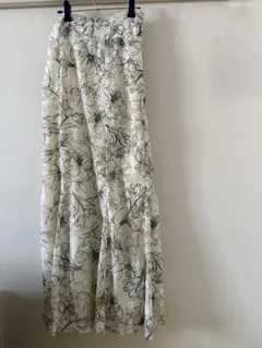 花柄ロングマーメイドスカート【NICE CLAUP 】のサムネイル