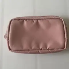 無印良品 ナイロンコンパクトポーチ ポーチ ピンクベージュ