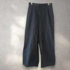 DRESKIPドレスキップ　ネイビー ワイドパンツ 綺麗め　通勤　オフィス