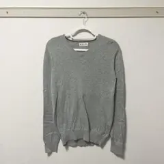 【匿名配送◎】ナノユニバース ザファーストフロア ニットトップス M グレー