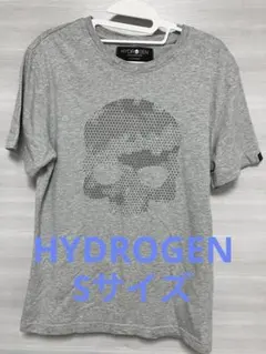 【美品】HYDROGEN ハイドロゲン スカル Tシャツ グレー Sのサムネイル