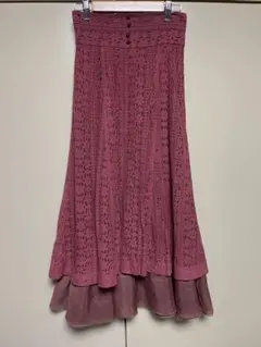 トランテアンソンドゥモード　レース編みマーメイドスカート