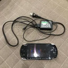 6*号様 SONY PSP本体 ブラック ACアダプター付き バッテリー無し