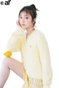 FRED PERRY × Ray BEAMS / 別注 シャギー カーディガン