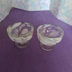 生島明水 ガラス製ボウル アイスクリームカップ ムリーニ 手作りガラス