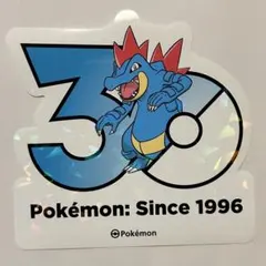 韓国限定 ポケモン ポップアップ 30周年 ステッカー シール カイオーガ