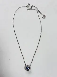 SWAROVSKI Una ネックレス 正規品 ブルークリスタル