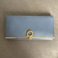 Salvatore Ferragamo ガンチーニ 長財布 ブルーのサムネイル