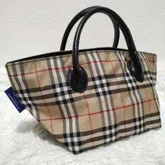 【美品】BURBERRY BLUE LABEL ハンドバッグ ノバチェック