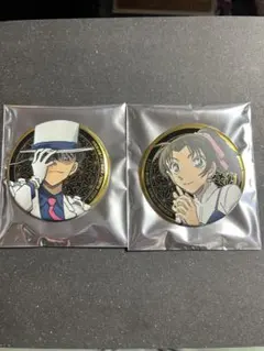 名探偵コナン　100万ドルの五稜星　スクエア缶バッジ　② コンプリート 名探偵コナン 100万ドルの五稜星 スクエア缶バッジ ②