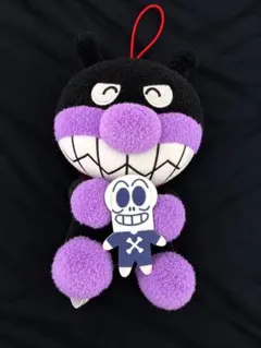 それいけ！アンパンマン バイキンマン ころふわ ぬいぐるみ マスコット付き