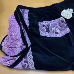 Chimaki フリル付きエプロン　タグ付き