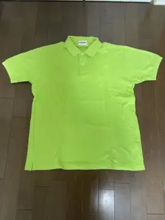 蛍光グリーン ポロシャツ