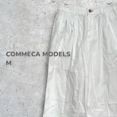 t011●ハーフパンツ タックイン 春夏 Ｍ 半端丈 リゾート 楽ちん コットン