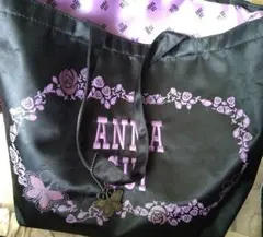 ビ*ラ様 ANNA SUI 花と蝶のトートバッグ