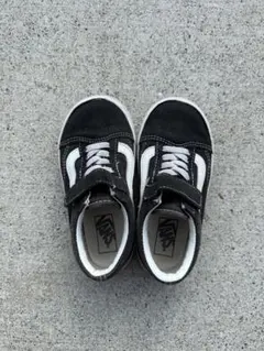 Vans ブラック/ホワイト スニーカー ベルクロ付き