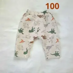 恐竜柄 コットン ハーフパンツ 100　かわいい