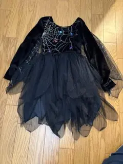 H&M クモの巣デザインドレス ハロウィンコス 120-130 （6-8Y）