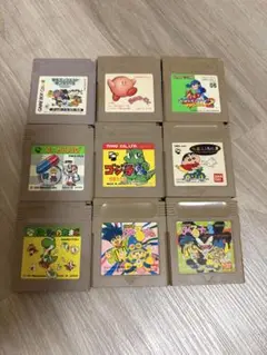 【ジャンク】ゲームボーイソフト 9本セット