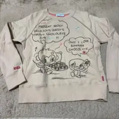 DAISY LOVER ベージュ トレーナー Lサイズ