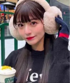 未使用【GRL グレイル】BL158 ファーイヤーマフラー 耳あて ベージュ